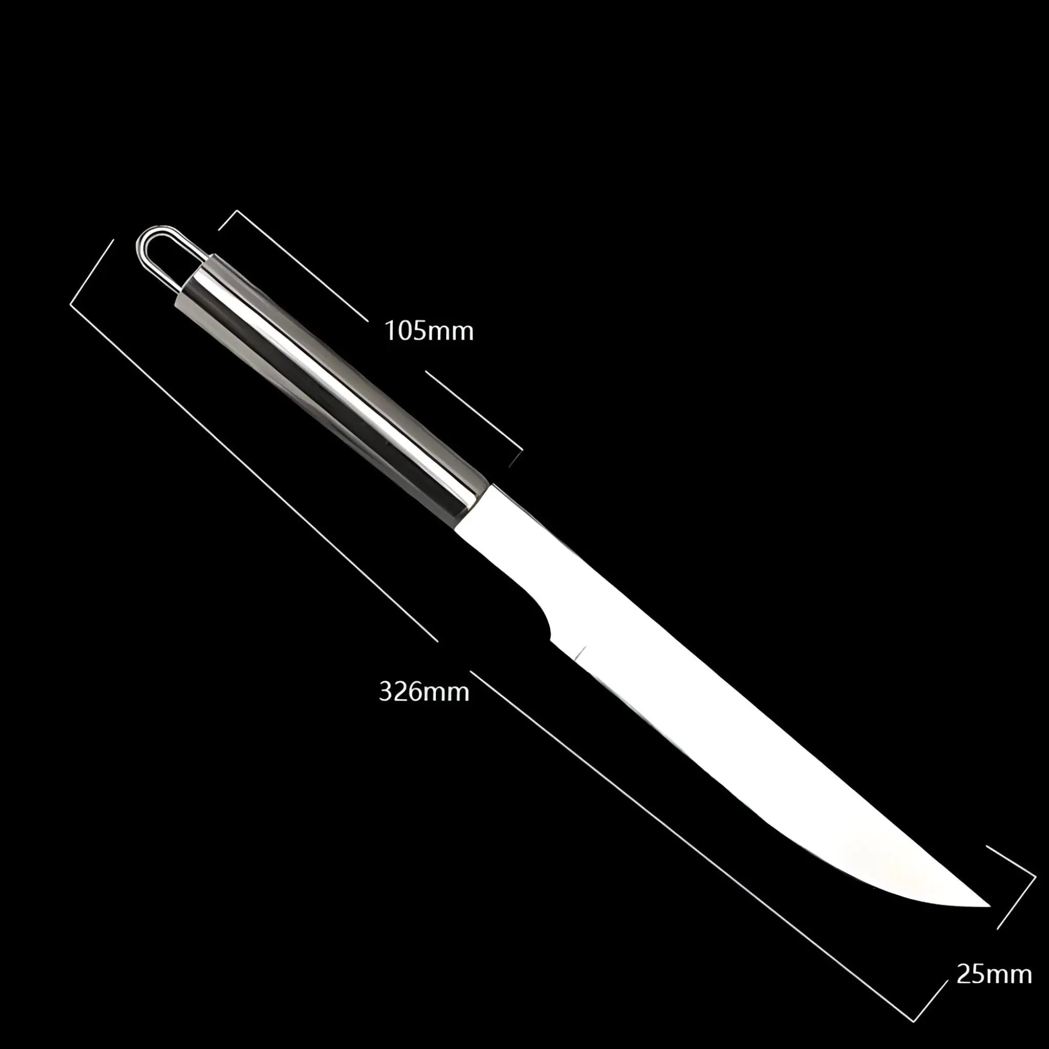 Stainless Steel Grill Tool Set | Includes Carrying Case for Travel | Safe Grip with Heat Shield | RostRanger