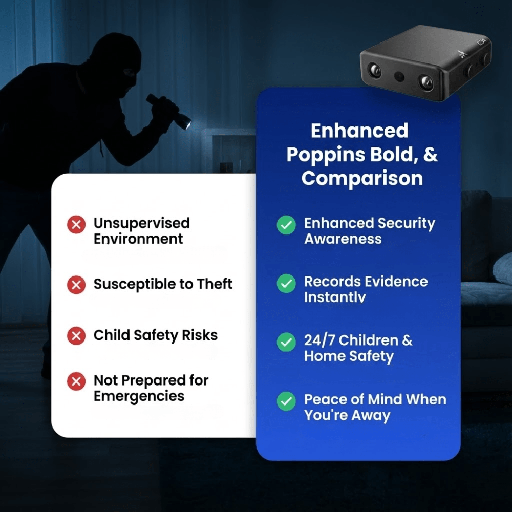 Surveillance Camera | High-Definition Video with Night Vision Capability | Battery Powered | Securino