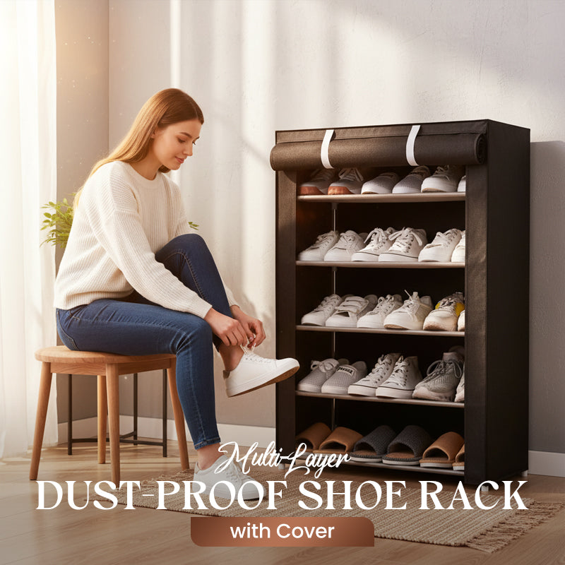 Freestanding Shoe Cabinet | No Tools Needed | Space-Efficient | TidyRack