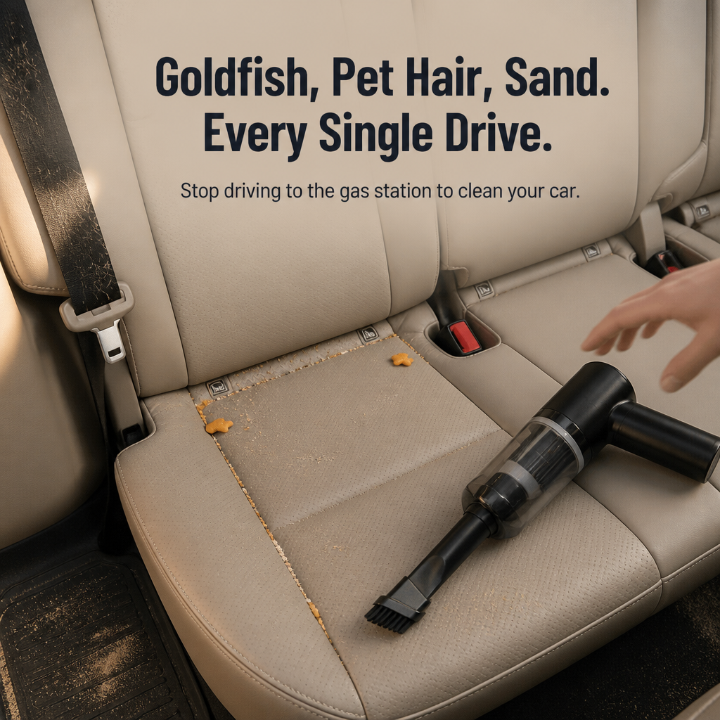 PowerPocket™ — Unleash Hands-Free Power to Banish Dirt Anywhere Instantly