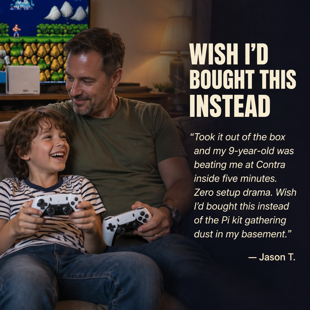 NovaArcade™ — Plug In, Connect, and Duel Through Thousands of Retro Classics