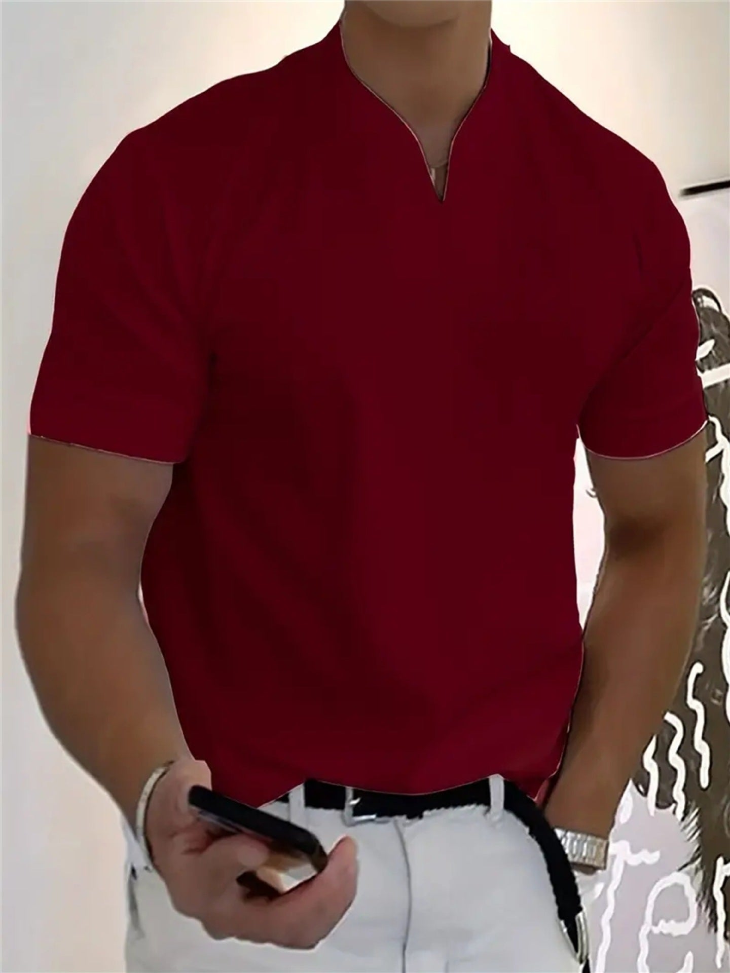 Vabrix™ — Command Confidence with Every Breathable, Perfect Fit V-Neck