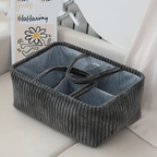 Storage Basket | Open-Top Design | Shape-Holding Fabric Basket | HomeCaddy
