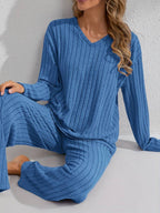 SereniSoft™ Ribbed Loungewear — Elevate Your Comfort, Command Your Confidence Every Day