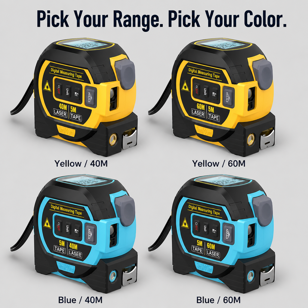 MeasureMate™ ProTape — Master Any Measurement Solo and Finish Every Project Flawlessly