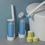 Disposable Toilet Brush | Antibacterial | Sanitary Sponge Heads | CleanClick