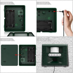 Ultrasonic Bird Repellent System for Gardens | 170° Motion Detector | Weather-Resistant | ZoneCrest