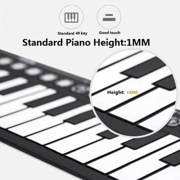SilkTone™ Roll-Up Piano — Unleash Your Music Everywhere with True Piano Feel and Freedom