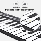 SilkTone™ Roll-Up Piano — Unleash Your Music Everywhere with True Piano Feel and Freedom