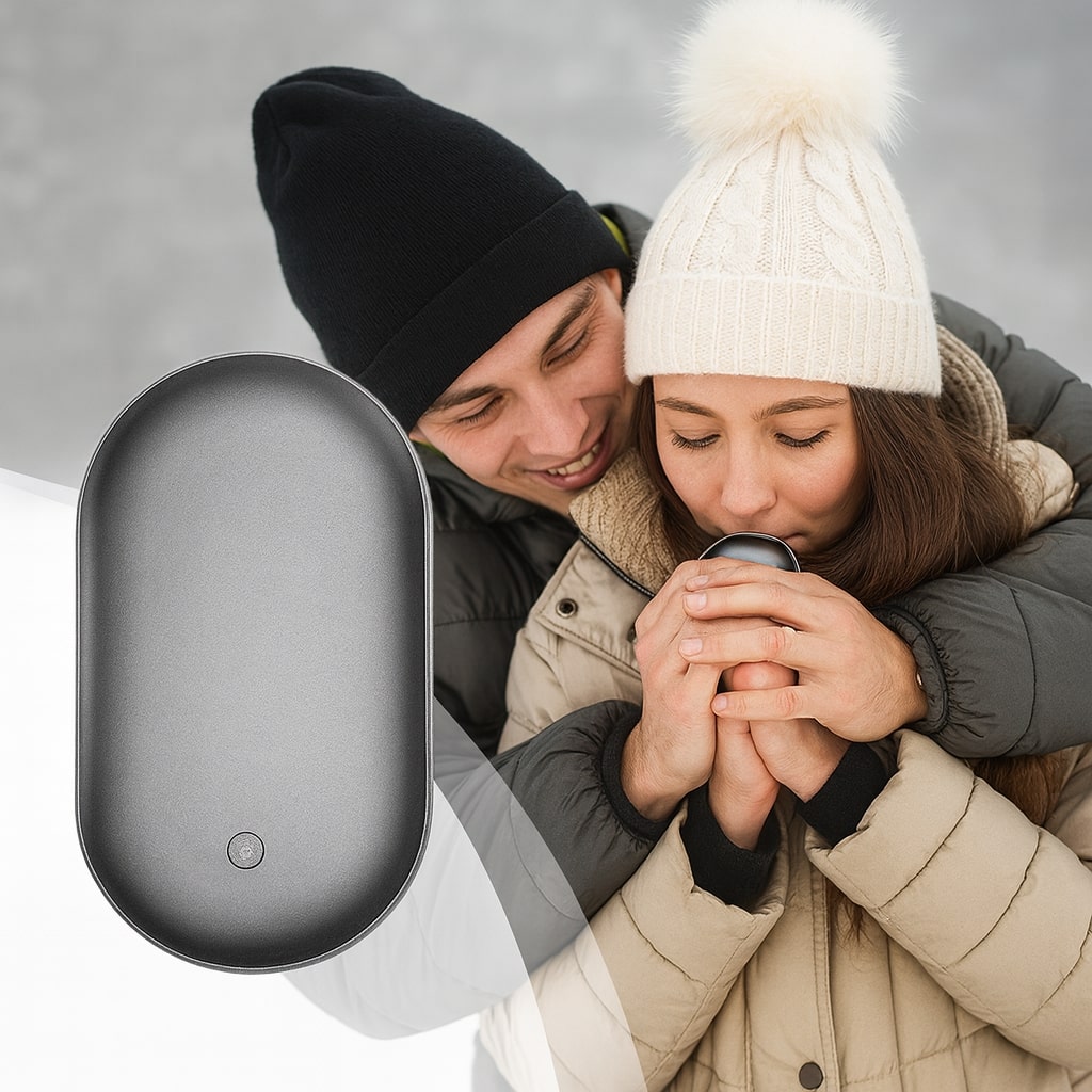 Pocket Warmer | Electric Hand Heat Pack with Power Bank | 3 Temperature Settings | HandHimmel