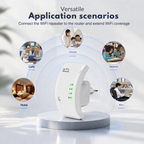 Signal Booster | Extended Range | Simple Plug and Play Installation | WiFiora