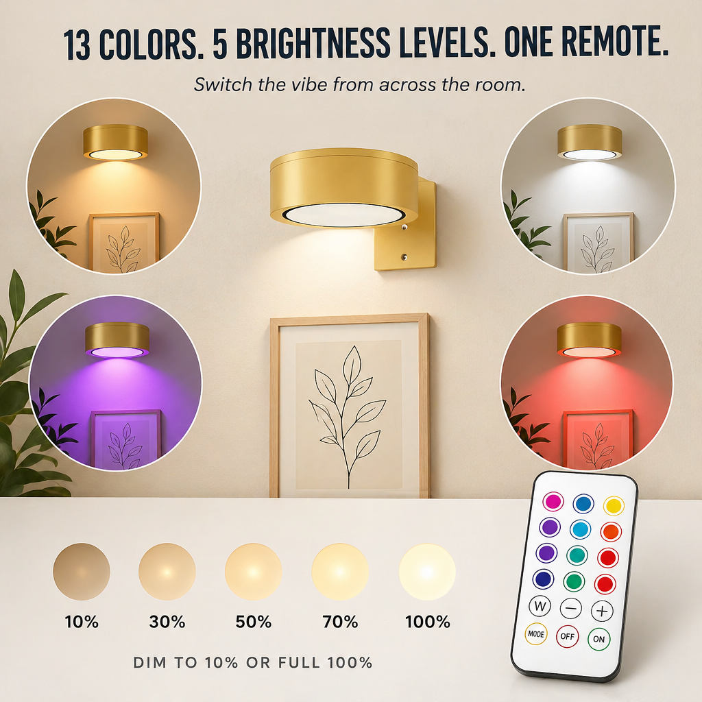LumaNest™ — Instantly Transform Any Space with Cozy, Cordless Glow