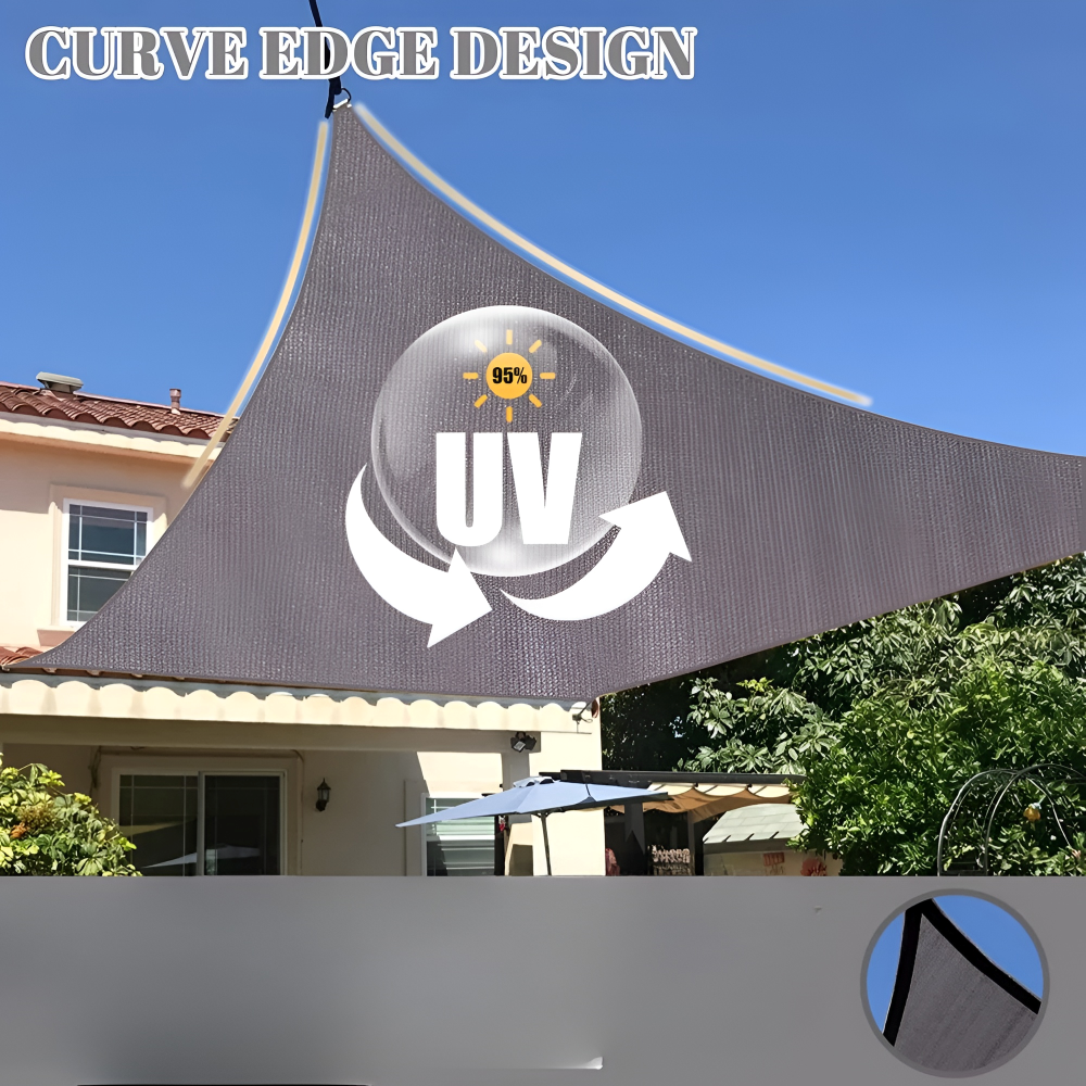 Rectangular Waterproof Sun Shade | Waterproof Outdoor Material | UV Defense | SkyCover