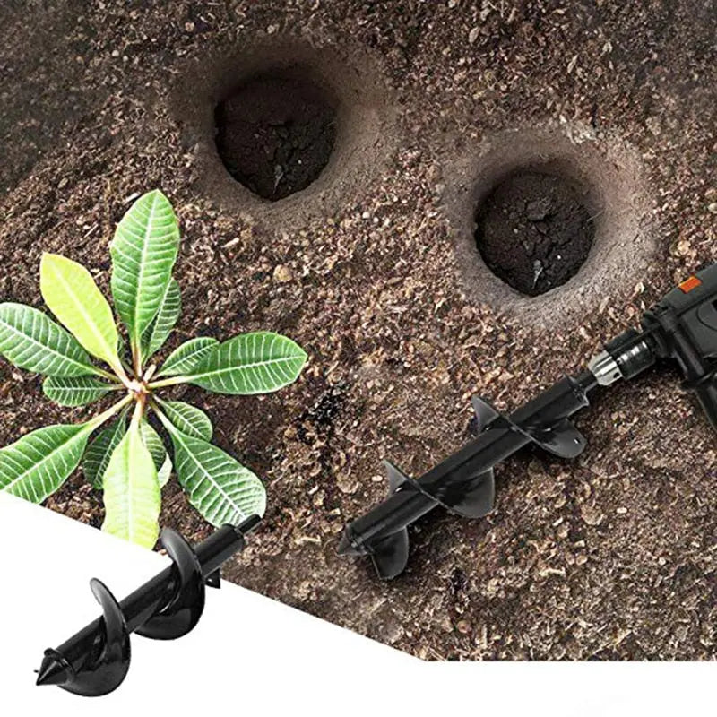 Garden Earth Auger | Helical Screw | Compatible with Cordless Screwdrivers and Drills | GardenDrill