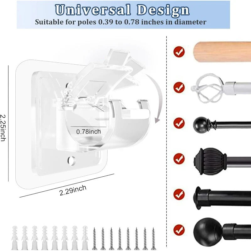 GripNest™ — Hang Curtains Perfectly Without Holes, Damage, or Hassle