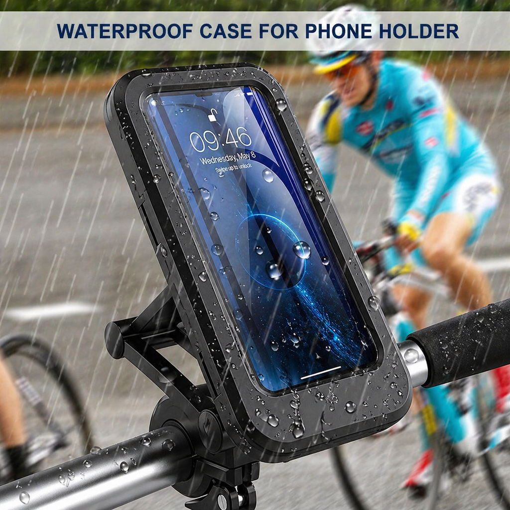 Powerbank Bike Mount | Touchscreen Waterproof | Universal Handlebar Inch | Voltride