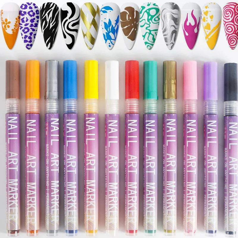 LumaVibe™ Nail Art Pens — Unleash Bold, Show-Stopping Designs That Turn Heads Instantly