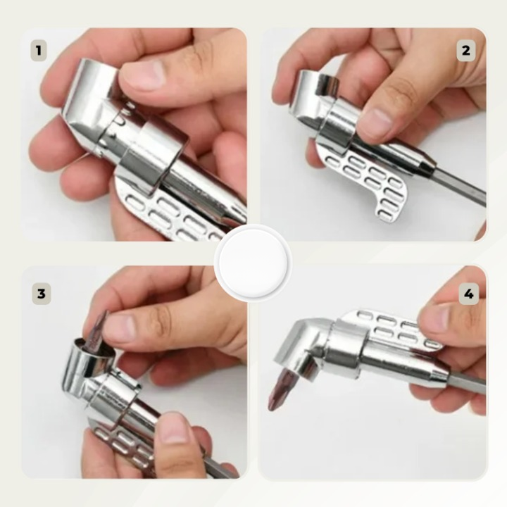 Angle Drill Adapter | Magnetic Bit Holder | For Confined Spaces | AngleCraft