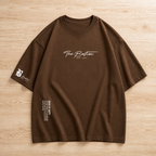 Vanguard™ – Relaxed Oversized Tee with Signature Script Detailing