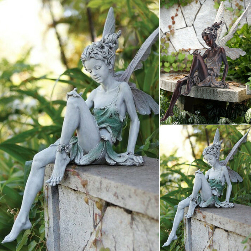 Fairy Garden Statue Resin | Fairy Garden Ornament | Weather Resistant | Stonewing