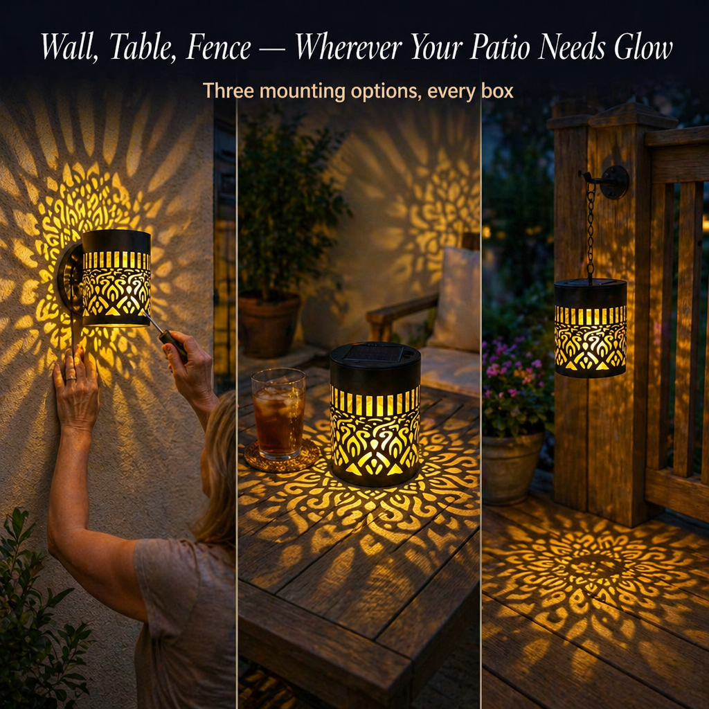 LumaMandala™ — Project Mesmerizing Mandala Designs on Your Patio Every Evening