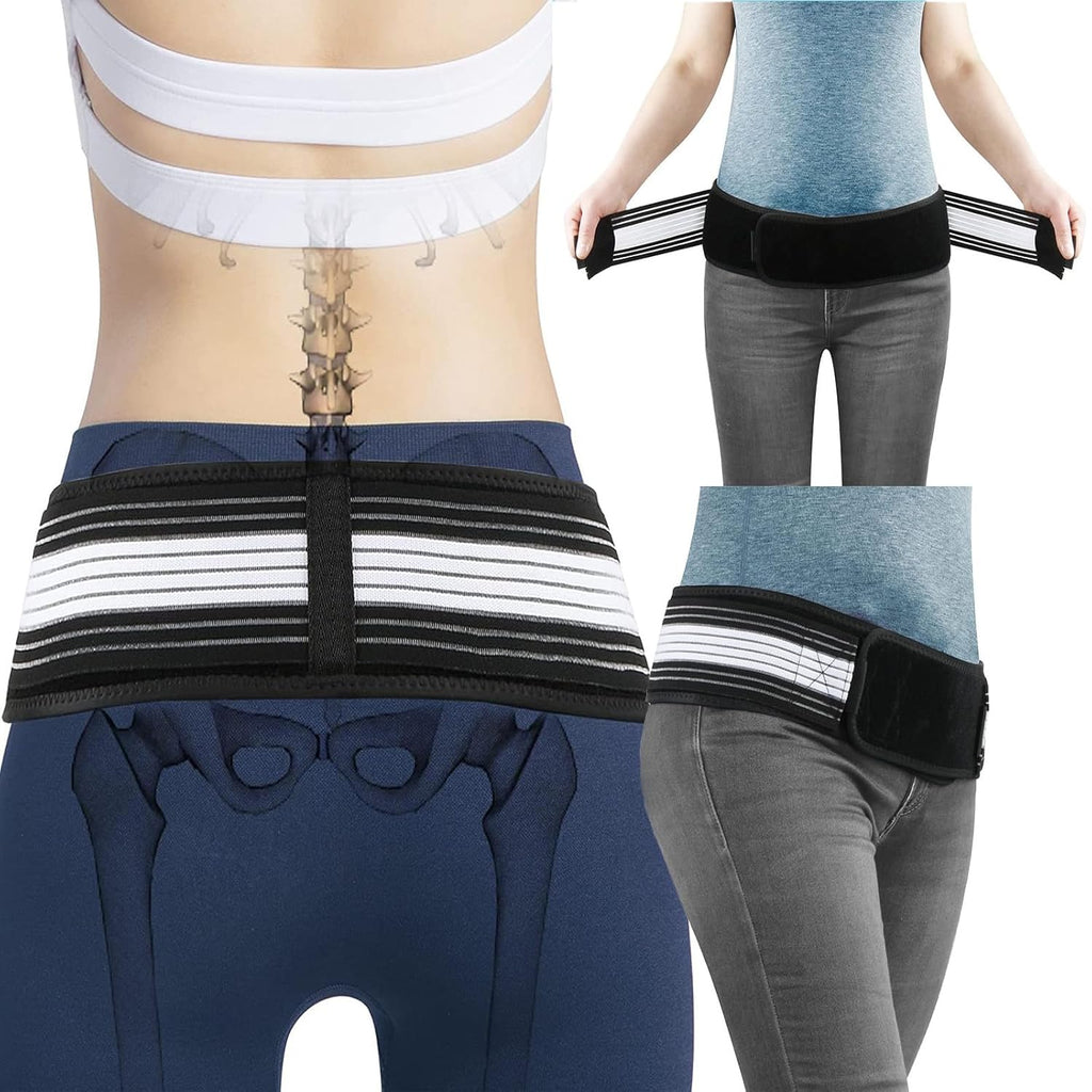 Back Support | Sciatica Relief | Adjustable Hip Belt Brace | BackTherapy