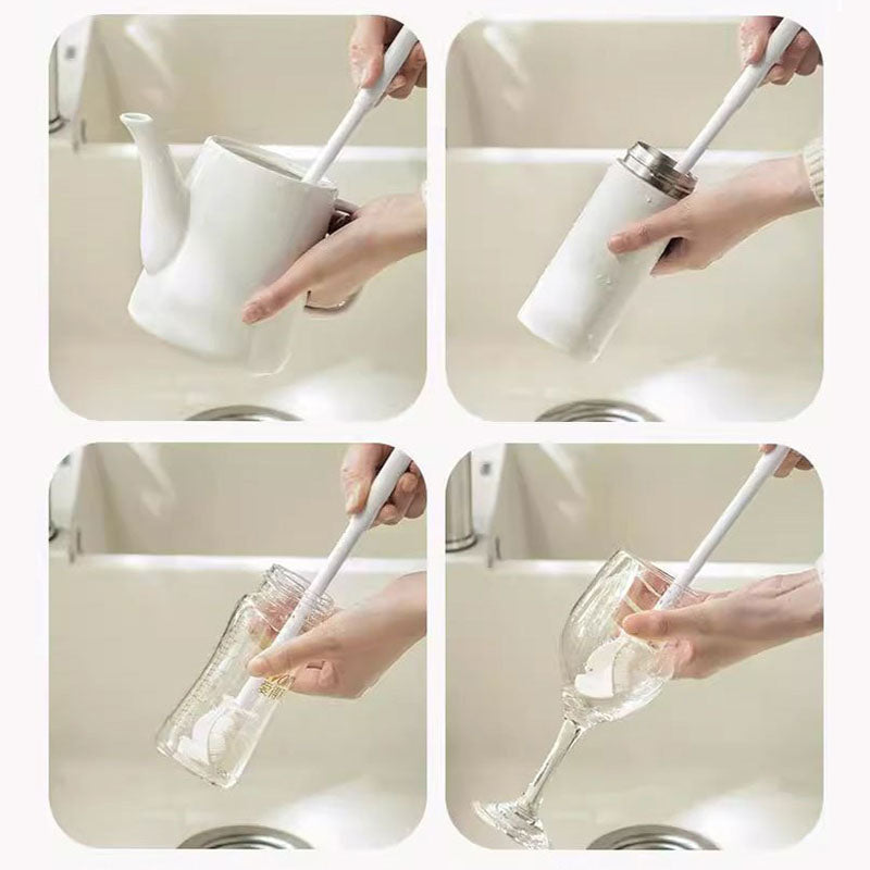 Cleaning Brush | Soft Bristles | Long Handle | CupClean