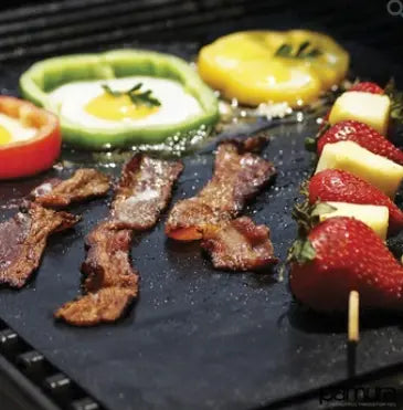 Non-Stick Grill Mat | Easy Grilling Cleanup | Perfect for Meat, Fish, and Veggies | GrillClean