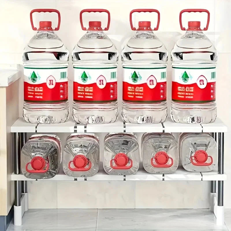 Adjustable Under-Sink Shelf | Width Easily Adapts | Fast Installation | SinkSmart
