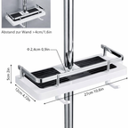 Adjustable | No-Drill | Rust-Resistant Stainless Steel | ShowerFlex