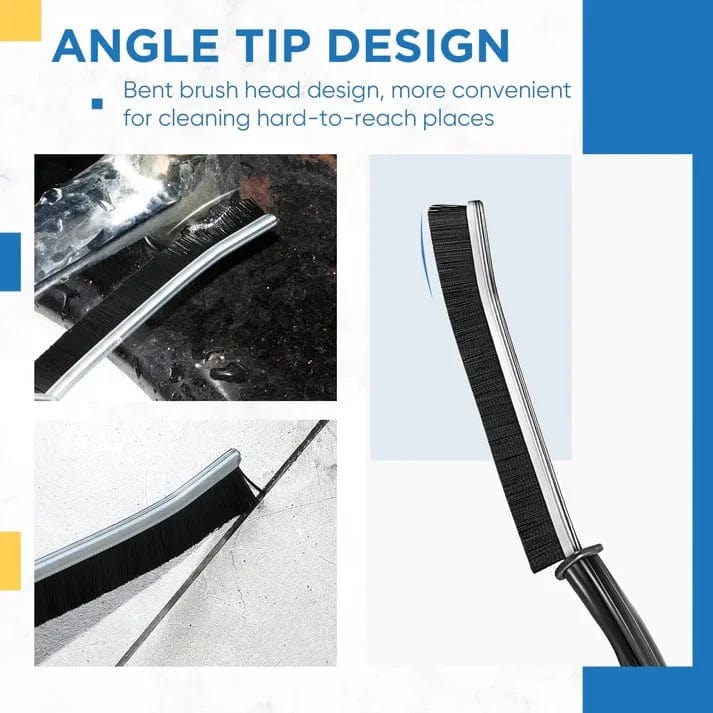 Grout Cleaning Brush with Hard Bristles | Bathroom & Kitchen Tiles | Ergonomic Grip | GroutForce
