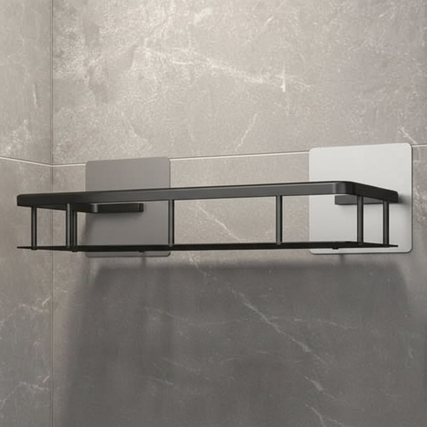 Adhesive Bathroom Shelf | Stainless Steel & Drill-Free | Self-Adhesive | Mountra