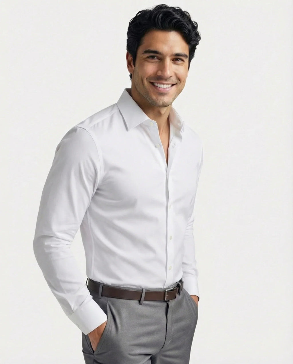 StratoFlex™ Shirt — Stay Unstoppable with Wrinkle-Free Power and All-Day Cool Confidence
