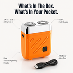 AeroGlide™ Mini Shaver — Zap 5 O'Clock Shadow in 90 Seconds On the Go