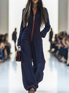 VeroStride™ Wide-Leg Denim Jumpsuit — Own Every Step with Effortless Confidence and All-Day Comfort