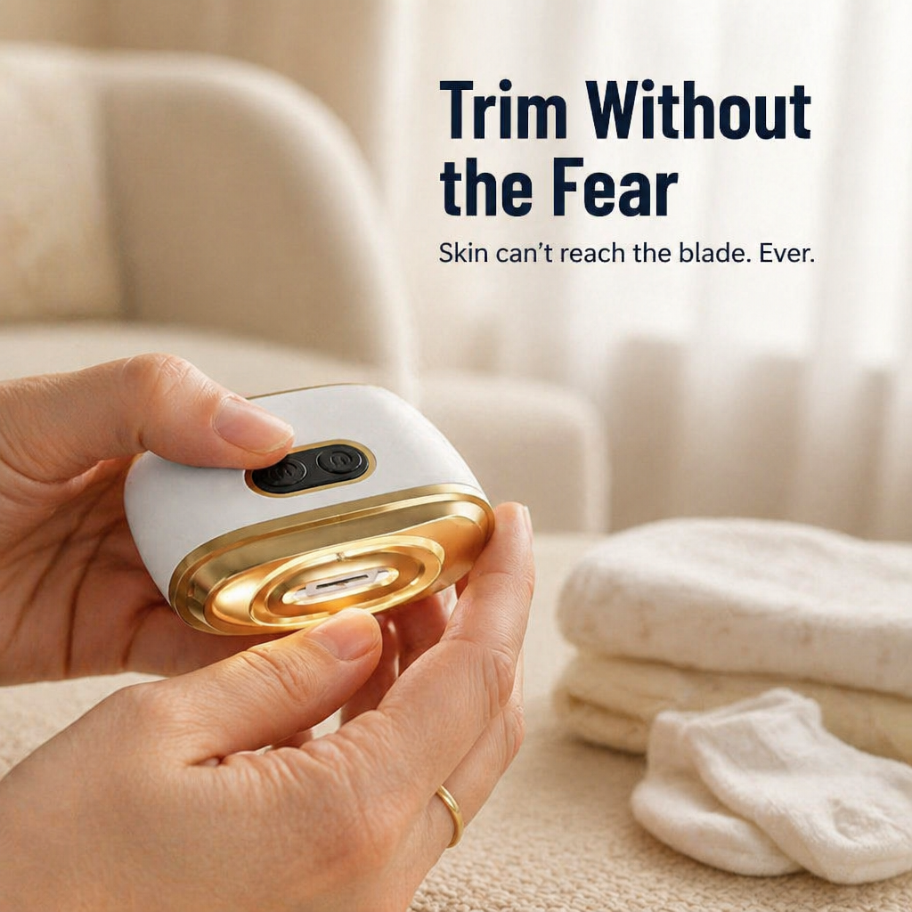 VivaNail™ Pro Duo — Safely Trim Baby & Senior Nails Without the Worry of Clippers
