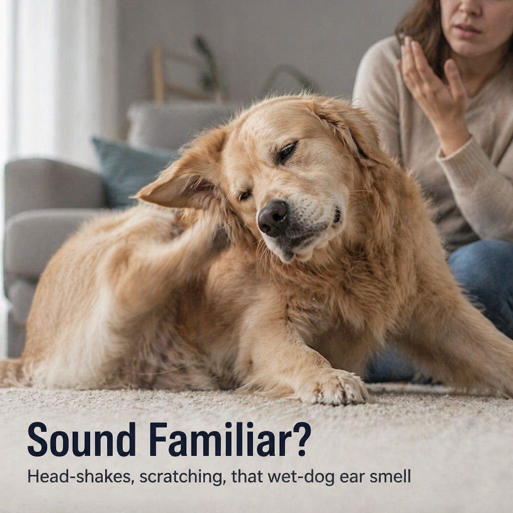 PurifiPet™ — End the Scratching, Clear the Wax & Soothe Itchy Pet Ears