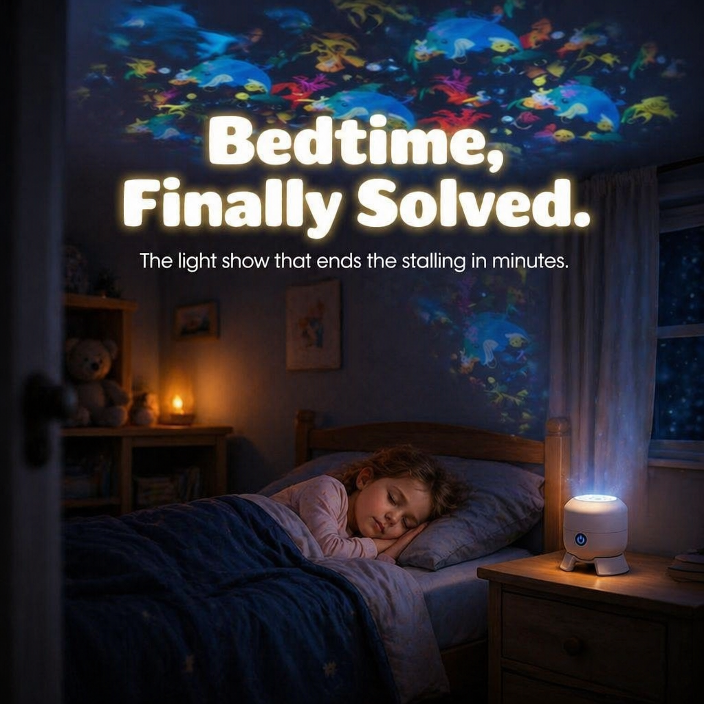 AquaLume™ — Soothe Restless Sleepers With a Living Underwater Light Display