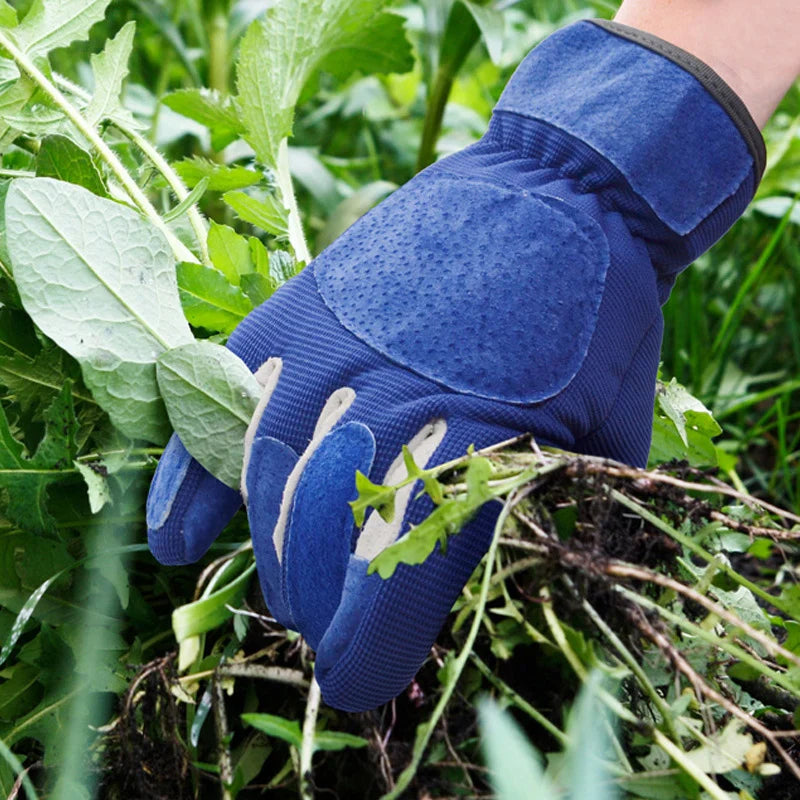 Thorn-Resistant Garden Gloves | Palm and Thumb Reinforced | Breathable Fabric | GardenGrip