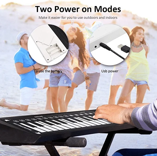SilkTone™ Roll-Up Piano — Unleash Your Music Everywhere with True Piano Feel and Freedom