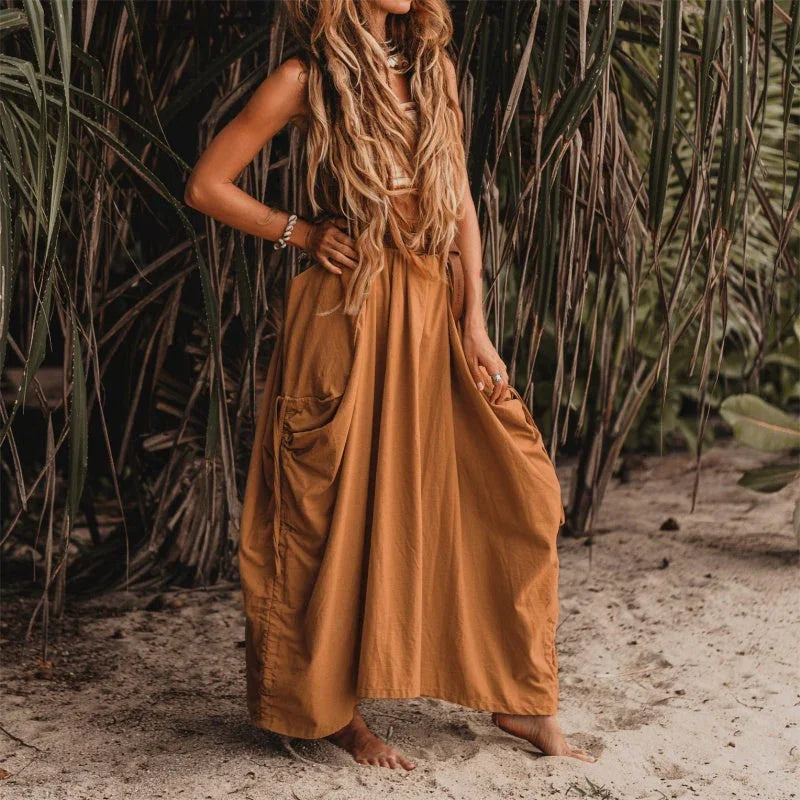 Veloura™ Maxi Skirt — Effortless Elegance with Freedom, Comfort, and Life-Saving Pockets