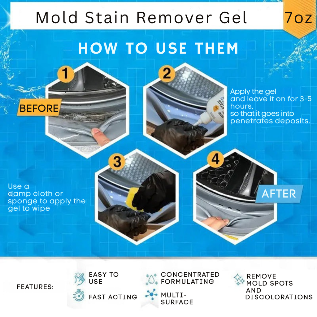 CrystalClear™ Mold Defense Gel — Effortless Mold Eradication for a Fresh, Confident Home