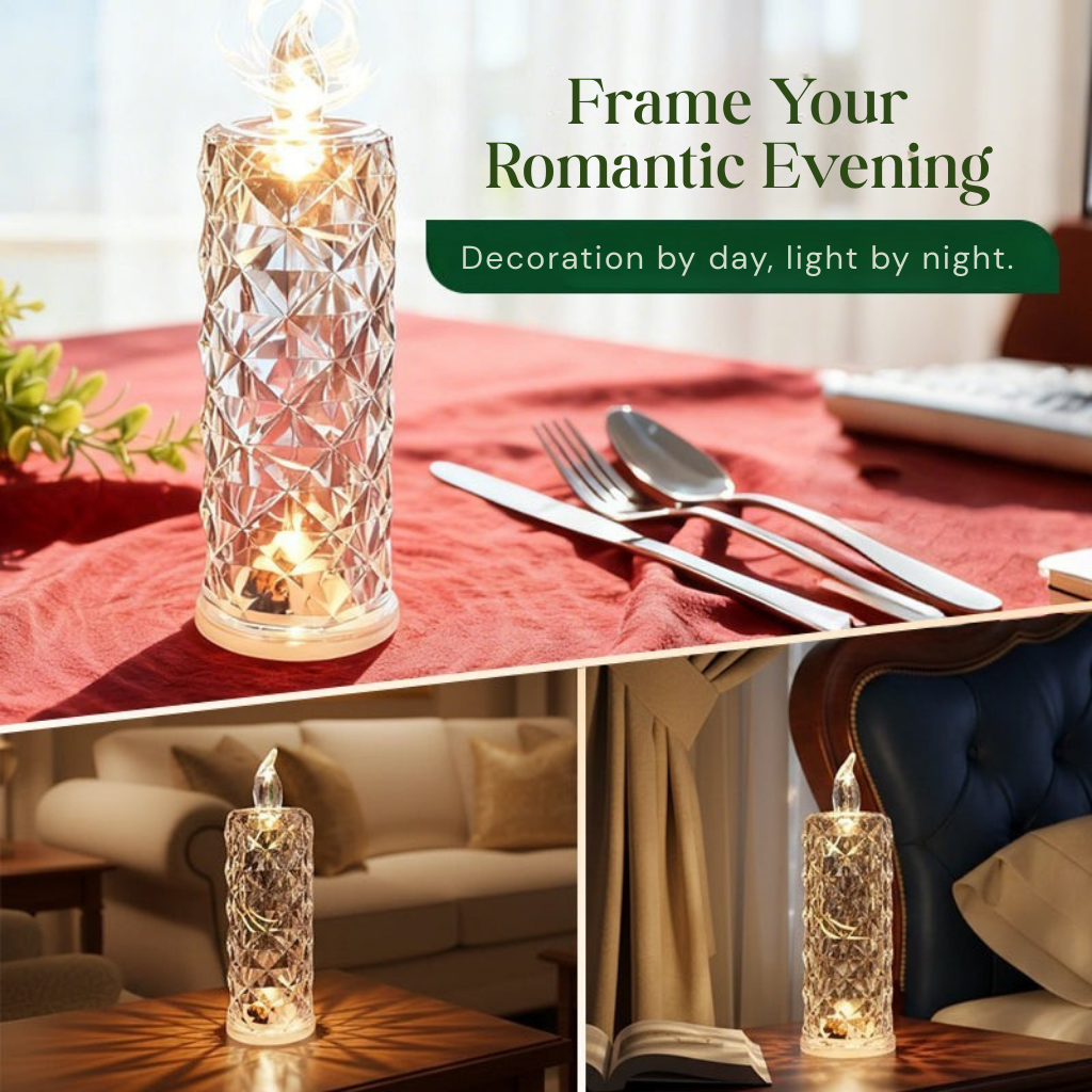 Lumiara™ Crystal Candle Pillars — Safe, Stunning Glow That Transforms Your Space Instantly