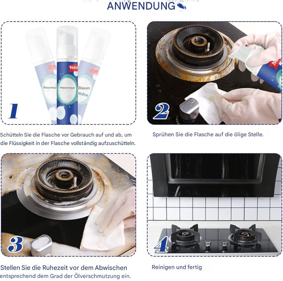 Foam Cleaner Kitchen | Degreases | Scrub-Free | Foamira