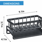 Kitchen Sink Rack | Rust-Resistant | Featuring Towel Holder | AquaRack