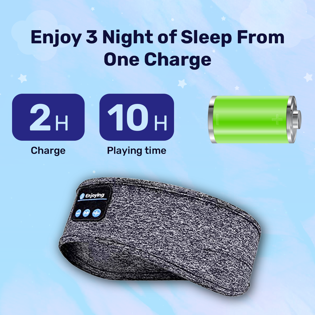 Sleep Headphones Bluetooth Headband | Slim Speakers | Side Sleeper | Dormix