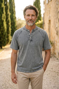 GravitasWear™ Henley — Comfort That Grows Softer, Style That Never Fades