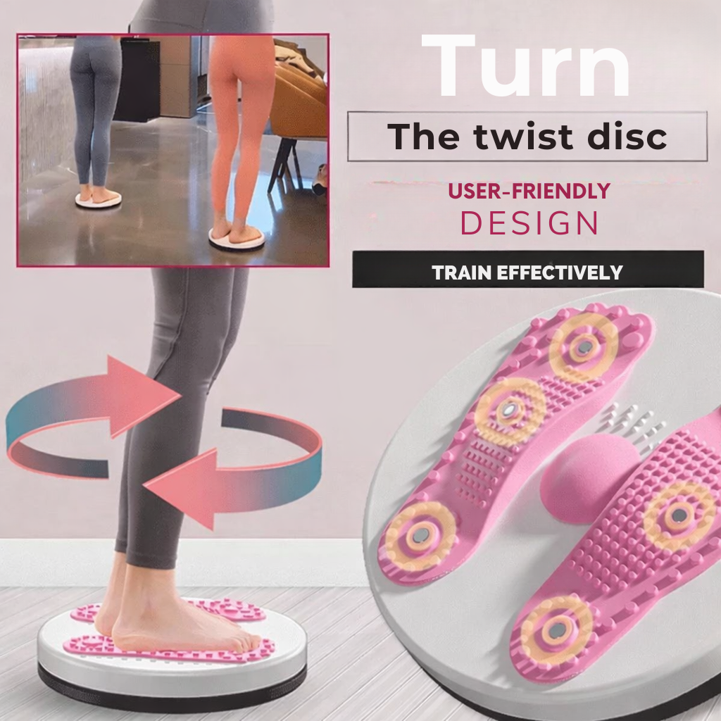 Twister | Hip & Abdominal Workout | Foot Massage | Slip-Resistant | TwistFit