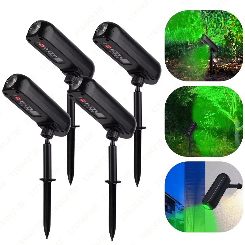 Solar IP65 Waterproof Adjustable LED Garden Spotlight