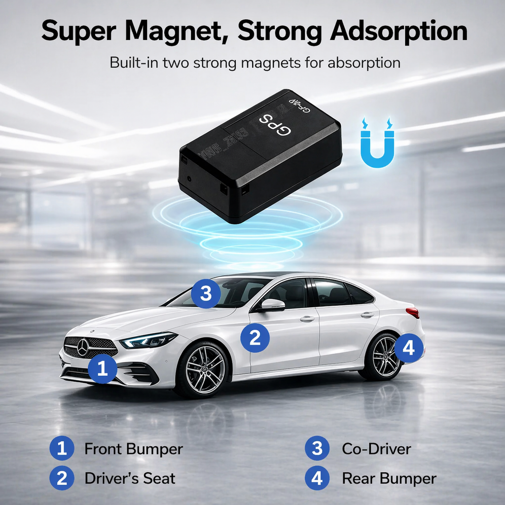 Mini GPS Tracker | Car Tracker with Magnet | Live Tracking | Magnetrax